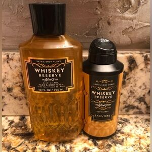 Bath & Body Works Men’s Collection Whiskey Reserve Body Wash + Body Spray